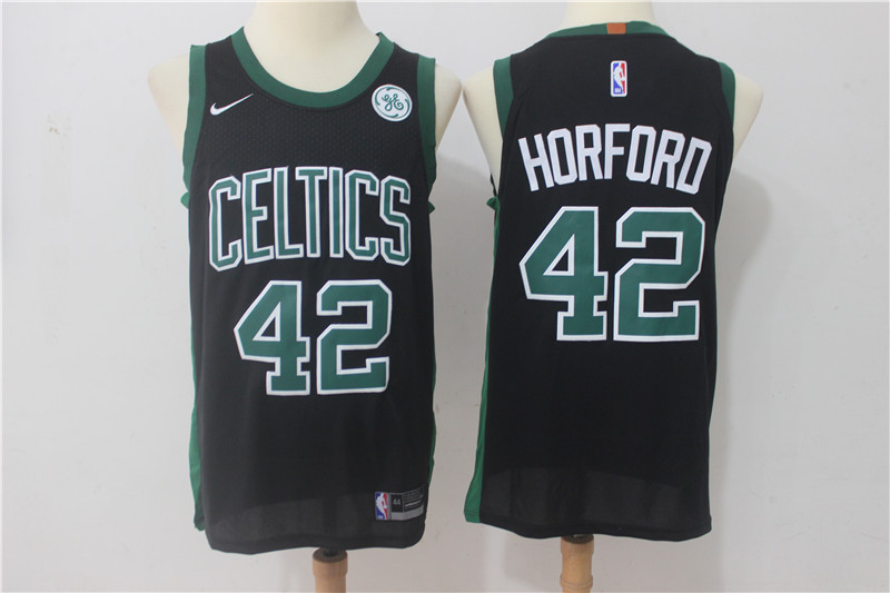 Men Boston Celtics #42 Horford Black Game Nike NBA Jerseys->boston celtics->NBA Jersey